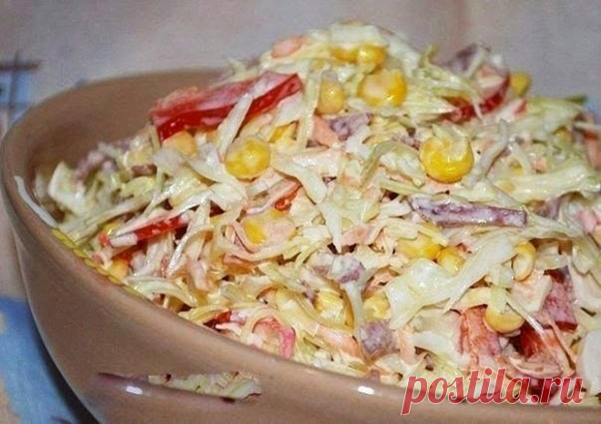 САЛАТИК "СЕМЁНОВНА" - ПАЛЬЧИКИ ОБЛИЖЕШЬ. Вкуснотища необыкновенная!