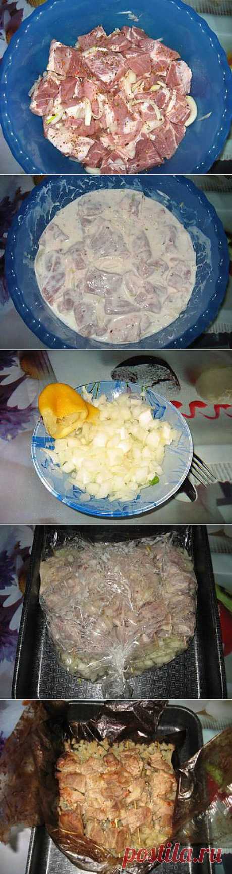 Мясо в духовке &quot;а-ля шашлык&quot;. Фоторецепт. | 4vkusa.ru
