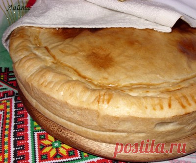 Пирог с плавленными сырками