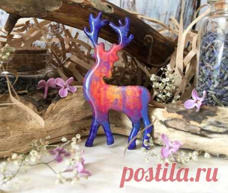 Олень из полимерной глины | 31 фото | Polymer clay craft
