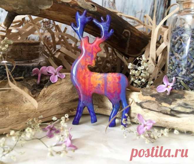 Олень из полимерной глины | 31 фото | Polymer clay craft