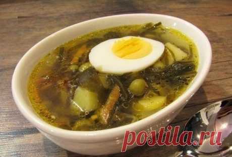 Суп с морской капустой