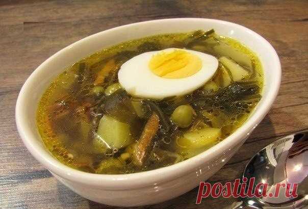 Суп с морской капустой
