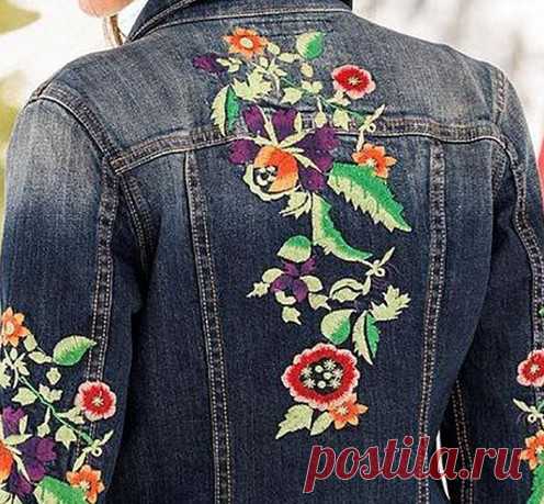 Многообразный декор джинсовых курток: 30 интересных вариантов… Когда хочется придать изюминку!