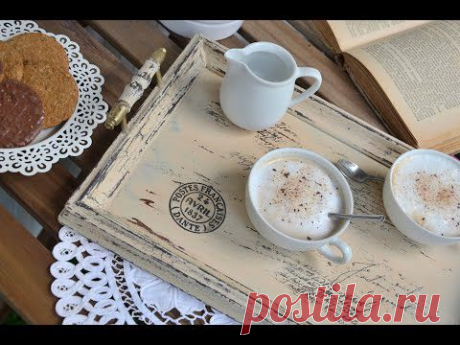 Régi tálca új ruhája // Old tray - new style