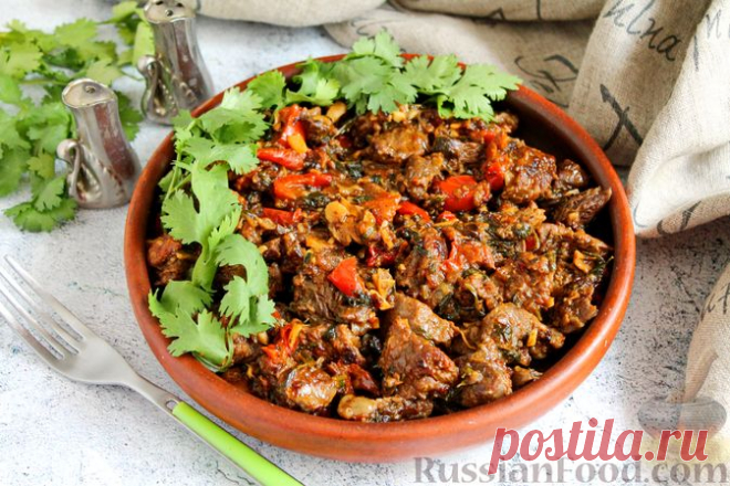 Рецепт: Чашушули, или Рагу по-грузински на RussianFood.com