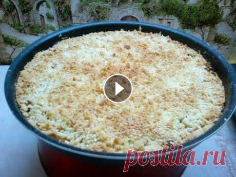 Тёртый пирог с картошкой. О-очень вкусно, бюджетно, сытно! Сало, пук, мука, яйцо, картошечка - и пирог готов! Рецепт: 1.мука - 0,5 кг., 2.сальные обрезки - 300-350гр., 3.яйцо - 1 шт., 4.лук - 1 шт., 5.картошка...