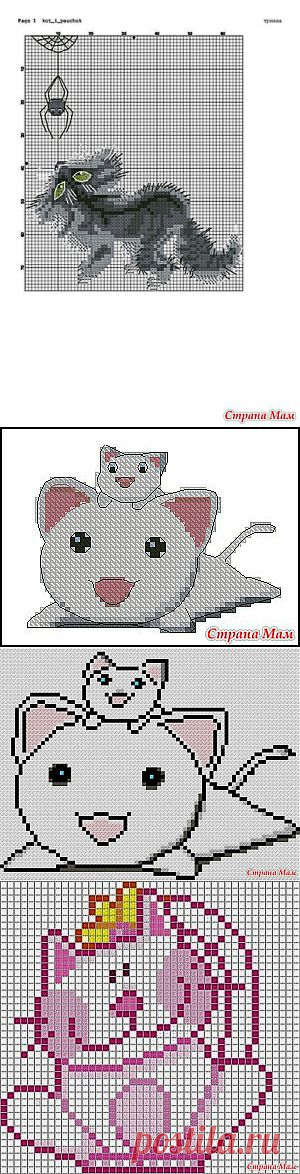 Монохром. Кошки и котята.: Дневник группы "Клуб рукоделия" - Страна Мам