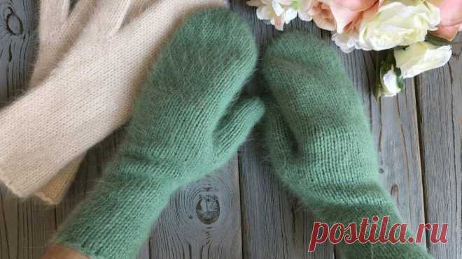 ТЕПЕРЬ БУДУ ВЯЗАТЬ РУКАВИЧКИ ТОЛЬКО ТАК ! ПРОСТО! БЫСТРО И КРАСИВО! KNITTED HAT