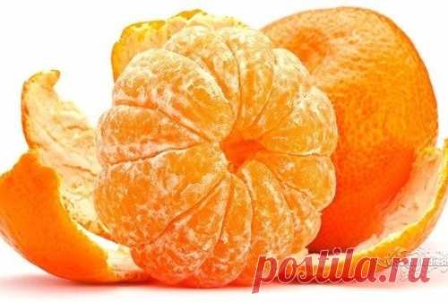 В кожуре мандаринов - огромная польза!