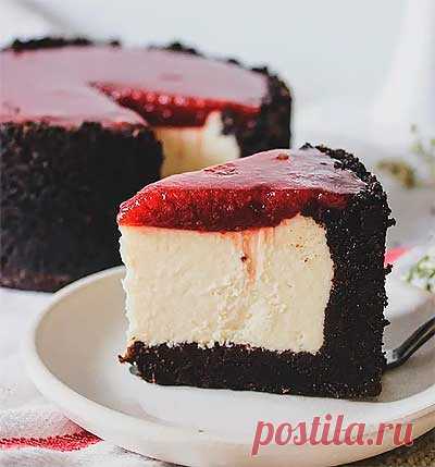 Нежный и вкусный чизкейк с ягодой: пошаговый, фото рецепт, приготовление