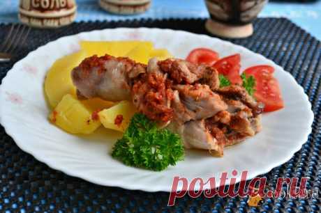 Куриные ножки с соусом &quot;Сацебели&quot; и картофелем на пару Если вы придерживаетесь правильного питания, предлагаю приготовить отличное блюдо - куриные ножки с соусом &quot;Сацебели&quot; и картофелем на пару. Блюдо получается очень вкусным, сытным, ароматным, отлично подойдет и к обеду, и к ужину. Я готовила в мультиварке.