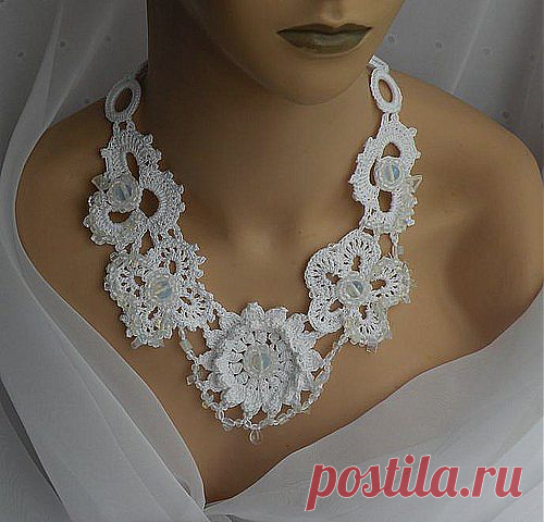 Как связать колье крючком :: Hand-made :: KakProsto.ru: как просто сделать всё