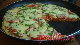 Пицца на сковороде за 5 минут. Рецепт, покоривший всю Сеть — очень вкусно!