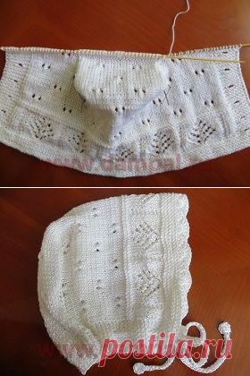 Вязаный чепчик для малыша | DAMские PALьчики. ru