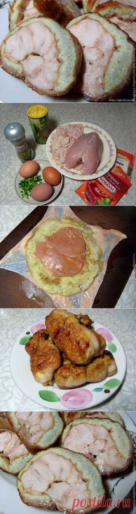 Куриные рулетики -  праздничный и очень вкусный вариант подачи куриного филе