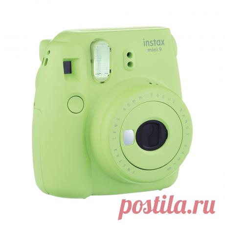 "FUJIFILM" Фотоаппарат моментальной печати "Instax Mini 9" зеленый купить за 5990,00 ₽ в интернет-магазине Леонардо