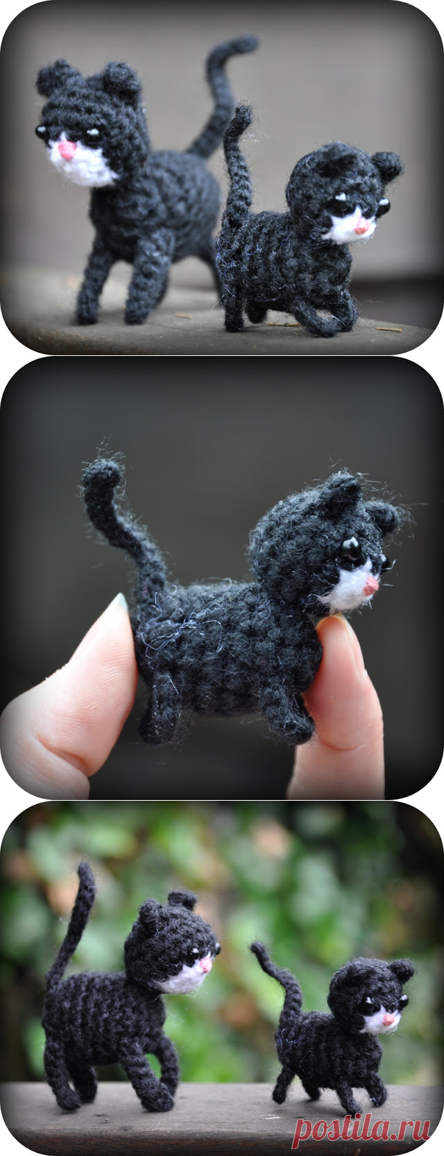 Grietjekarwietje.blogspot.com: Haakpatroon Poes met kitten / Amigurumi pattern Cat with Kitten