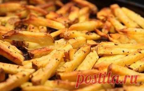 Картофель “Фри” из духовки.