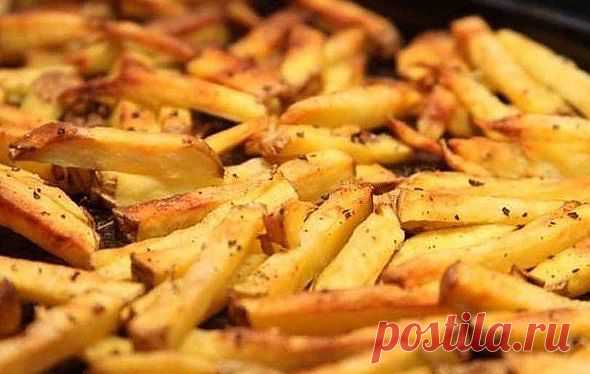 Картофель “Фри” из духовки.