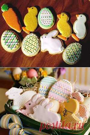 Готовимся к Пасхе. Яичко из песочного теста в глазури |