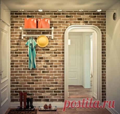 Кирпичная кладка как элемент дизайна интерьера — Роскошь и уют