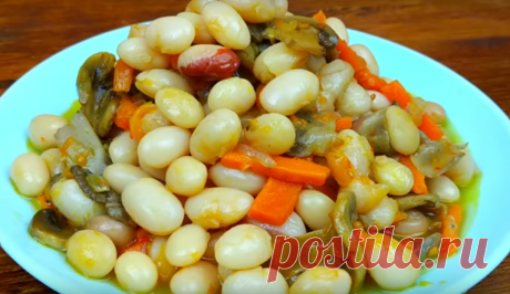 Шикарная фасоль с грибочками: вкуснейшее блюдо