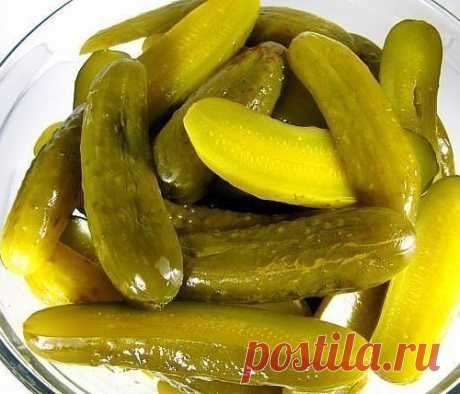 Бочковые хрустящие огурчики