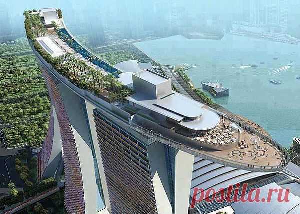 Sands SkyPark, комплекс Марина Бэй Сэндс, Сингапур.