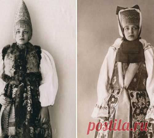 25 старинных фотографий роскошных русских красавиц в национальных костюмах