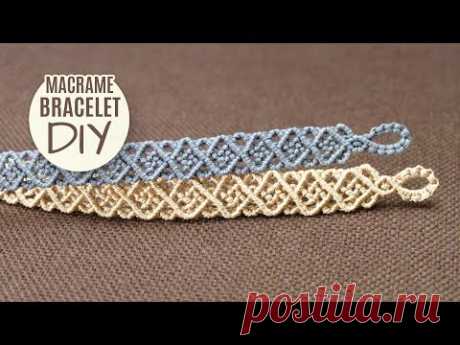 Мастер класс по браслету унисекс-квадраты от Macrame School