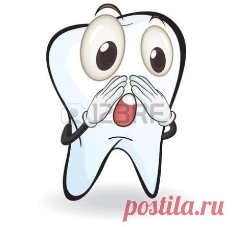 Illustration Of Tooth On A White Background Royalty Free Cliparts, Vectors, And Stock Illustration. Image 15869599.