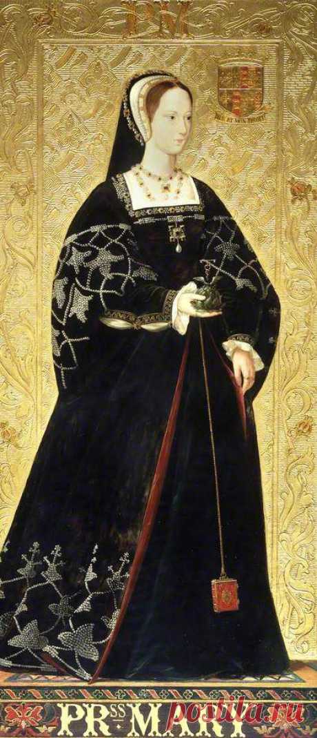 Портреты дам 16-го века Ричарда Burchett 1815-1875) в Вестминстерском дворце; Мария Тюдор, королева Франции