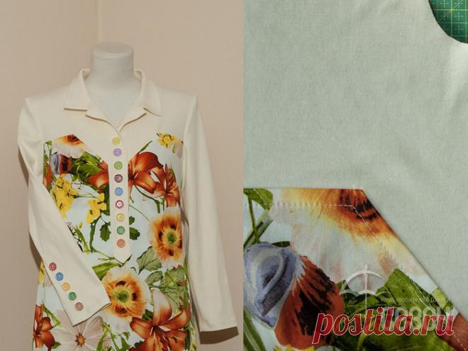 [Шитье] Выполнение уголка при стачивании двух деталей. Мастер-класс