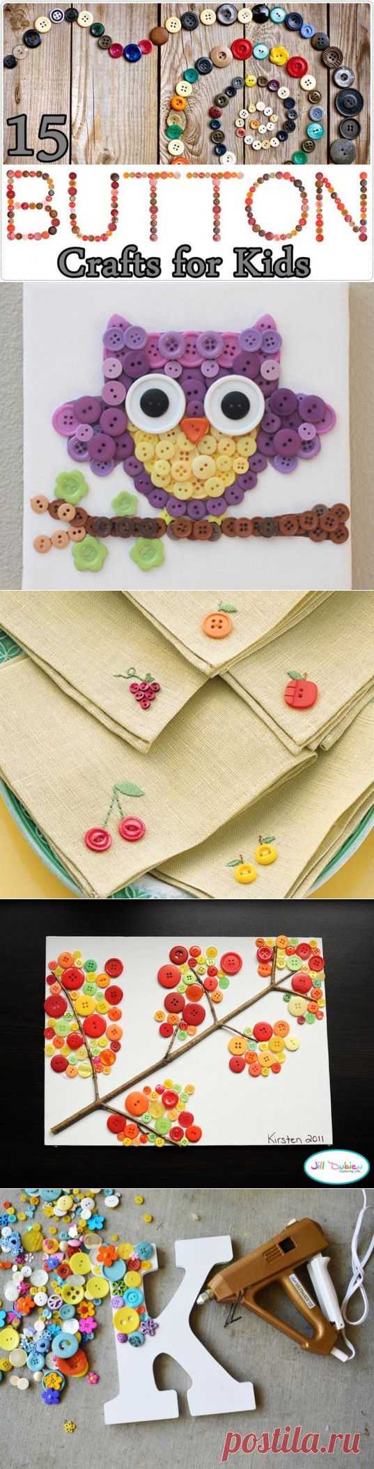 15 Terrifically Creative Button Crafts for Kids | Inhabitots