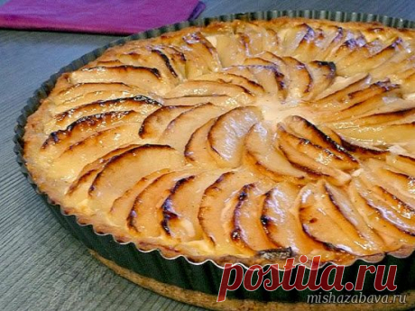 Творожный пирог с яблоками и бананами - Десерт - Готовим детям - Полезные статьи - Мишуткины забавы