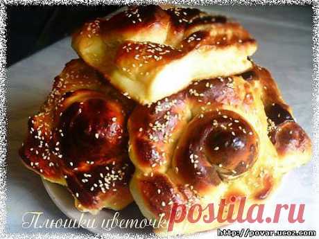 Плюшки цветочки - Готовим сами