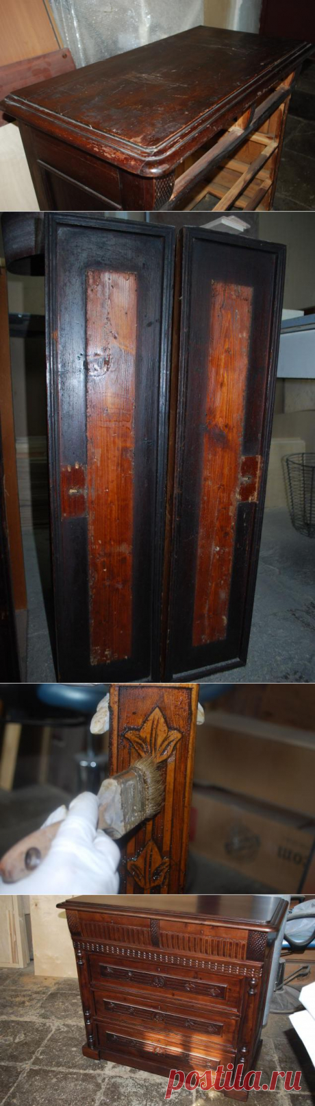 Реставрация старинного комода - Ярмарка Мастеров - ручная работа, handmade