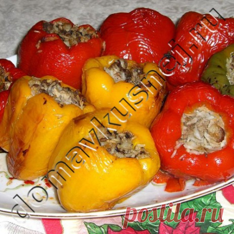 Фаршированный перец - а Дома Вкусней...Рецепты домашней кухни с фоторгафиями на каждый день