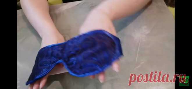 DIY Рукоделие мастер-класс маска для сна своими руками)) шитье