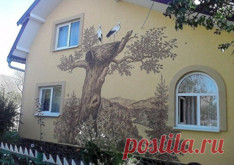 Хозяин дома- художник... Оцените!!!