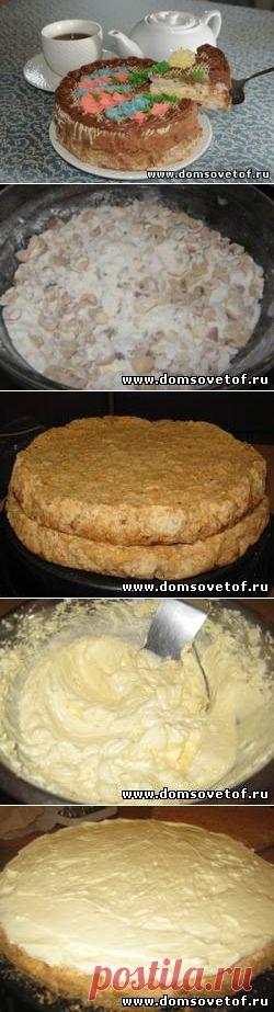 Киевский торт. Киевский торт в домашних условиях. Киевский торт по госту. Пошаговый рецепт приготовления Киевского торта