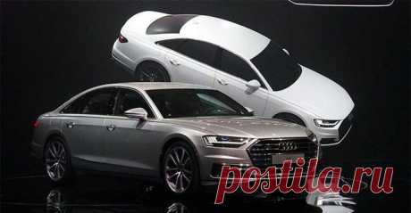 Audi A8 2018 – 4 поколение Флагмана Ауди Модельный ряд новых авто Ауди 2017-2018 года пополнил новейший седан Audi A8 – 4 поколение флагмана немецкой компании. Предлагаем вниманию наших читателей новый Ауди А8 2018 – фото, цена и комплектаци...