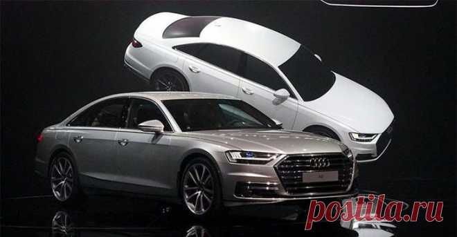 Audi A8 2018 – 4 поколение Флагмана Ауди Модельный ряд новых авто Ауди 2017-2018 года пополнил новейший седан Audi A8 – 4 поколение флагмана немецкой компании. Предлагаем вниманию наших читателей новый Ауди А8 2018 – фото, цена и комплектаци...