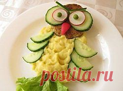 Блюда для детей с красивым оформлением и указанием калорий к каждому