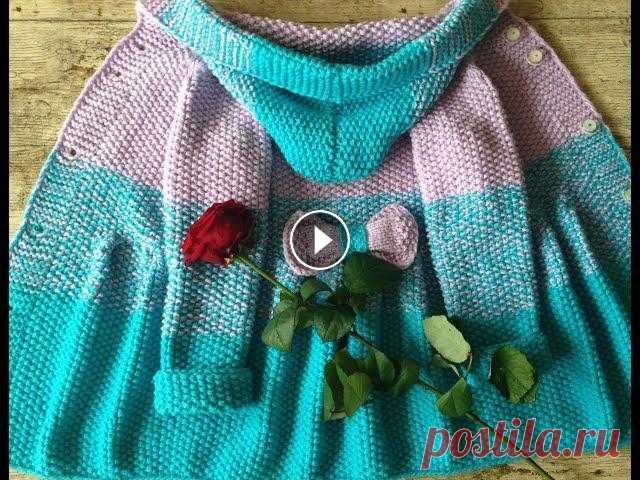 Вяжем спицами красивый кардиган вязание спицами детского кардигана на девочку рост 116-122 регланом снизу . Пряжа Gründl 50грамм 133 метра на кардиган ушло 12 мотков...