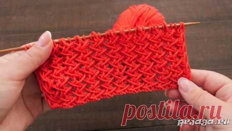 Ажурный узор «Сорняк» спицами  «Weeds» knitting pattern
https://youtu.be/zsXaW9M-1tE