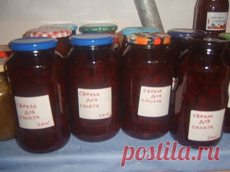Свекла для салатов