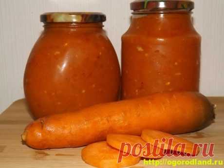 Острая морковная икра с чесноком на зиму. Пошагово и с фото
