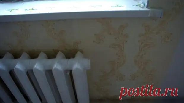Как идеально поклеить обои за батареей с подгонкой рисунка - Квартира, дом, дача - медиаплатформа МирТесен